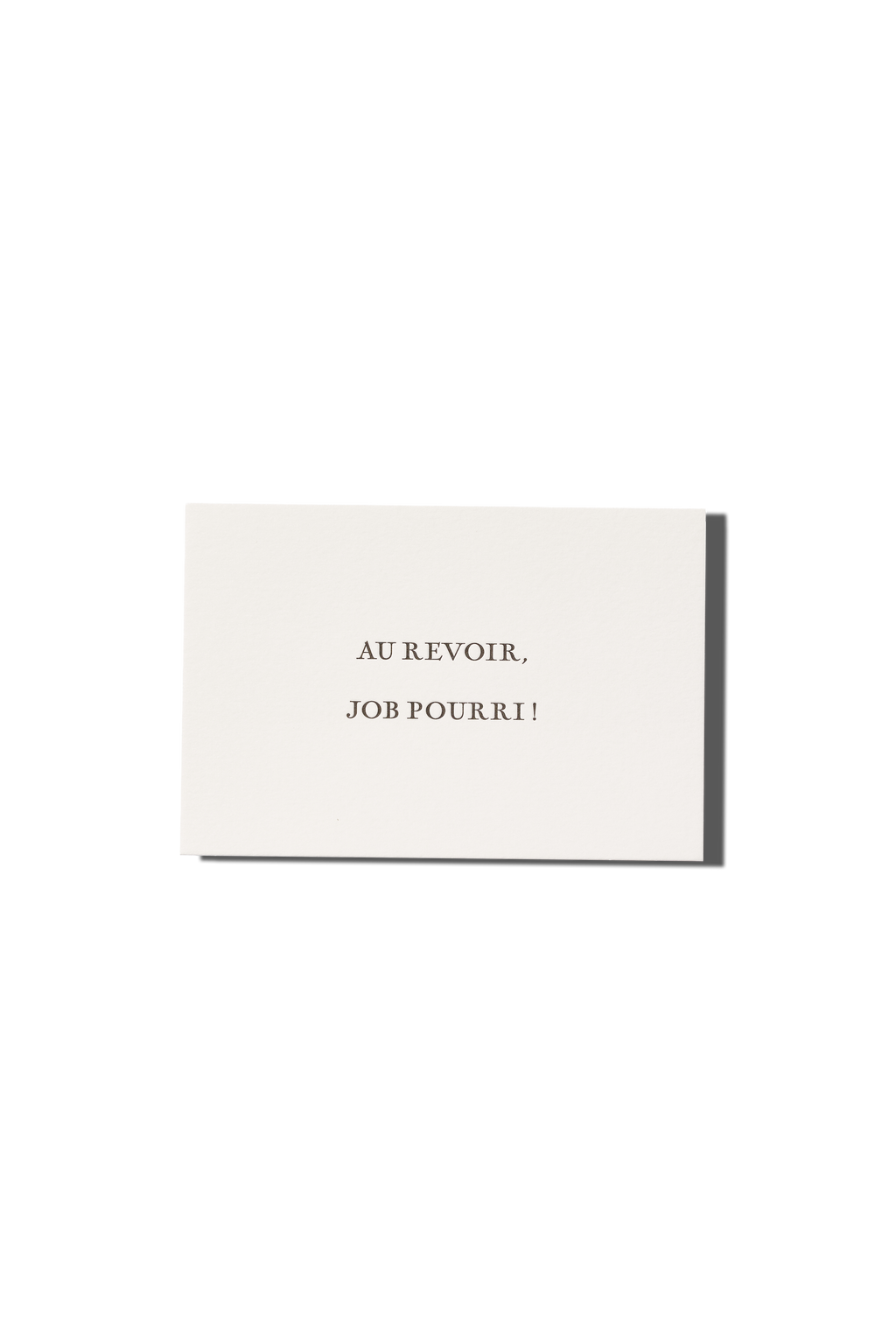 Goodbye Bullshit Job Greeting Card