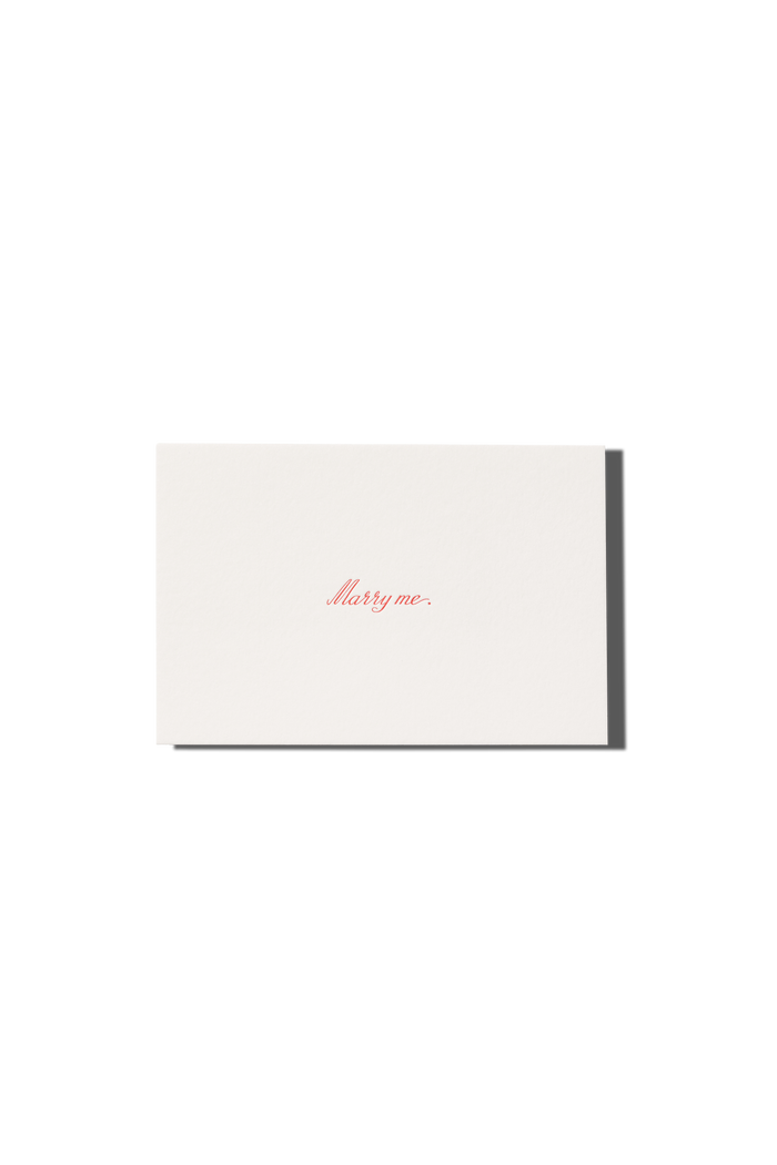 Marry Me Greeting Card