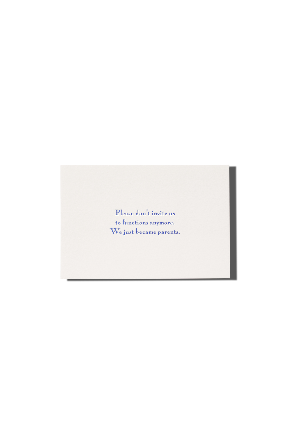 Non-Invitation Greeting Card