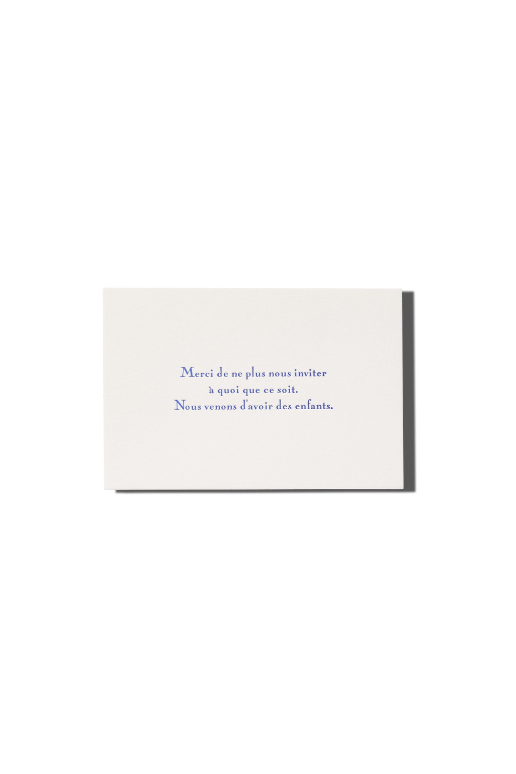 Non-Invitation Greeting Card