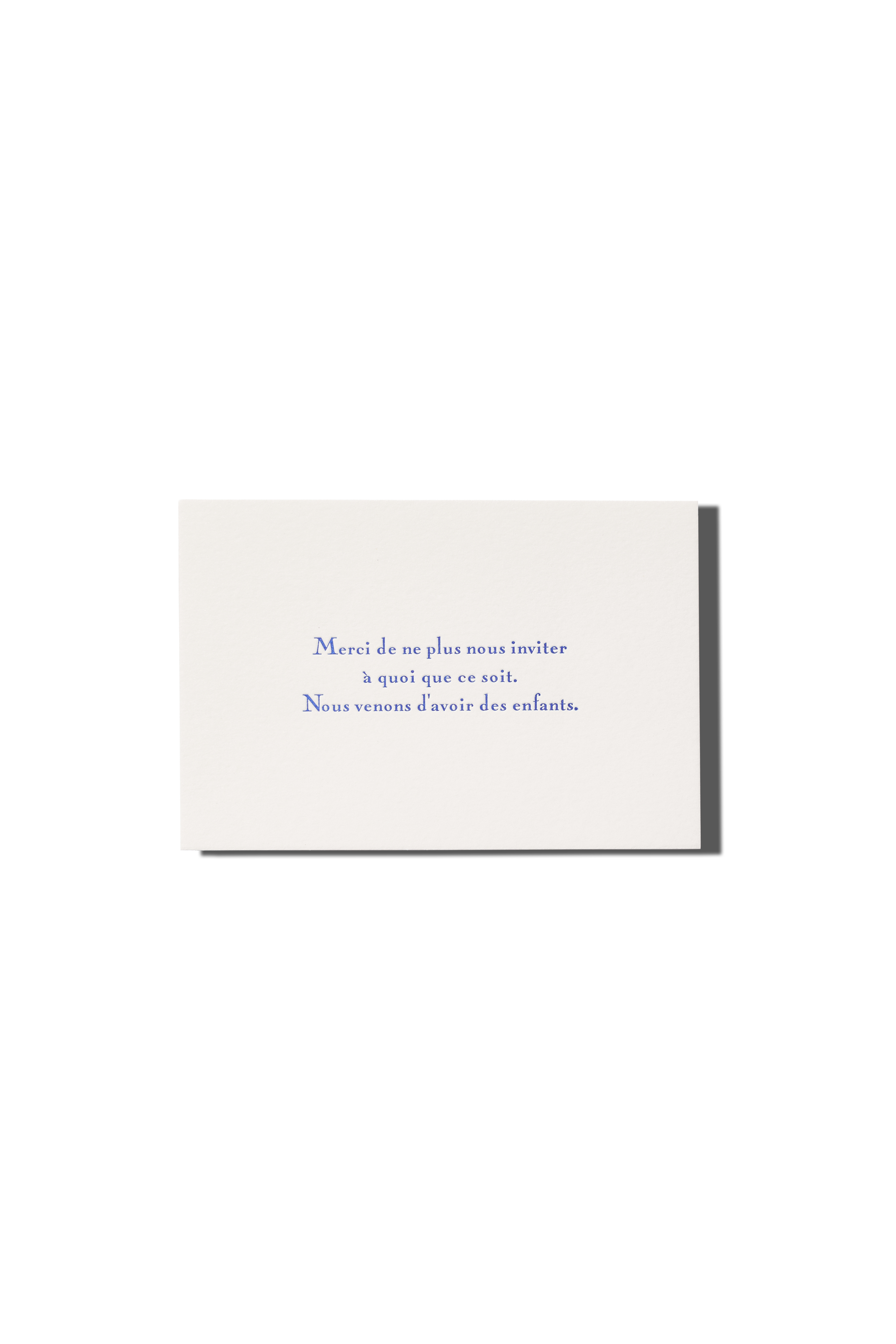 Non-Invitation Greeting Card