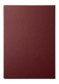 Papier Royal — Royal Notebook A4 Dark Red Leather
