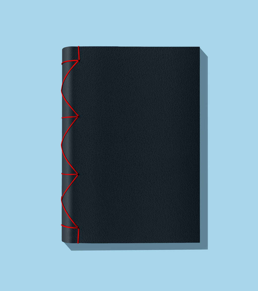 Papier Royal — Japanese Notebook A5 Blank (100 pages), Dark Blue cover