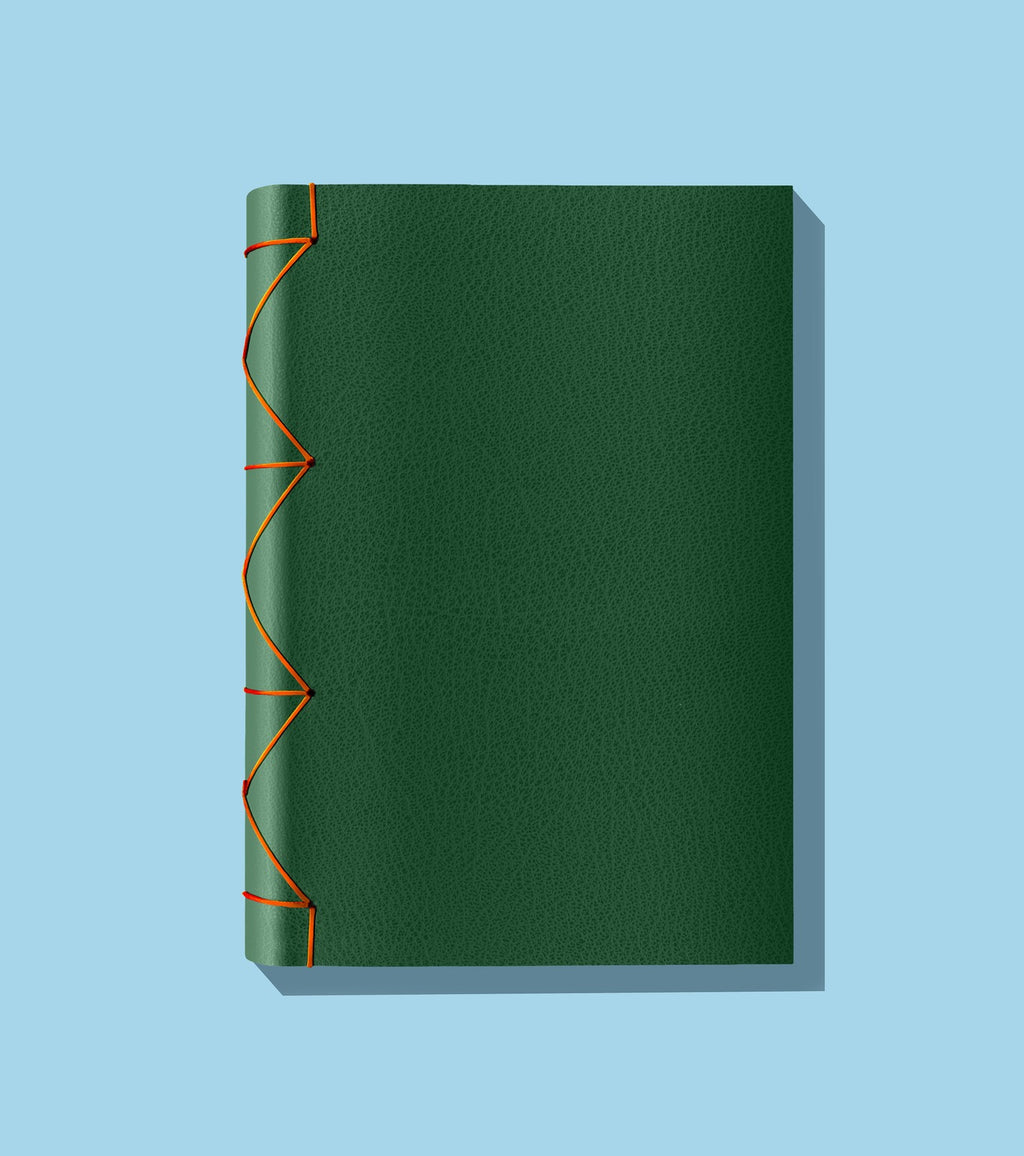 Papier Royal — Japanese Notebook A5 Blank (100 pages), Dark Green cover