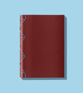 Papier Royal — Japanese Notebook A5 Blank (100 pages), Dark Red cover