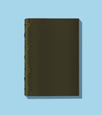 Papier Royal — Japanese Notebook A5 Blank (100 pages), Matte Khaki Green cover