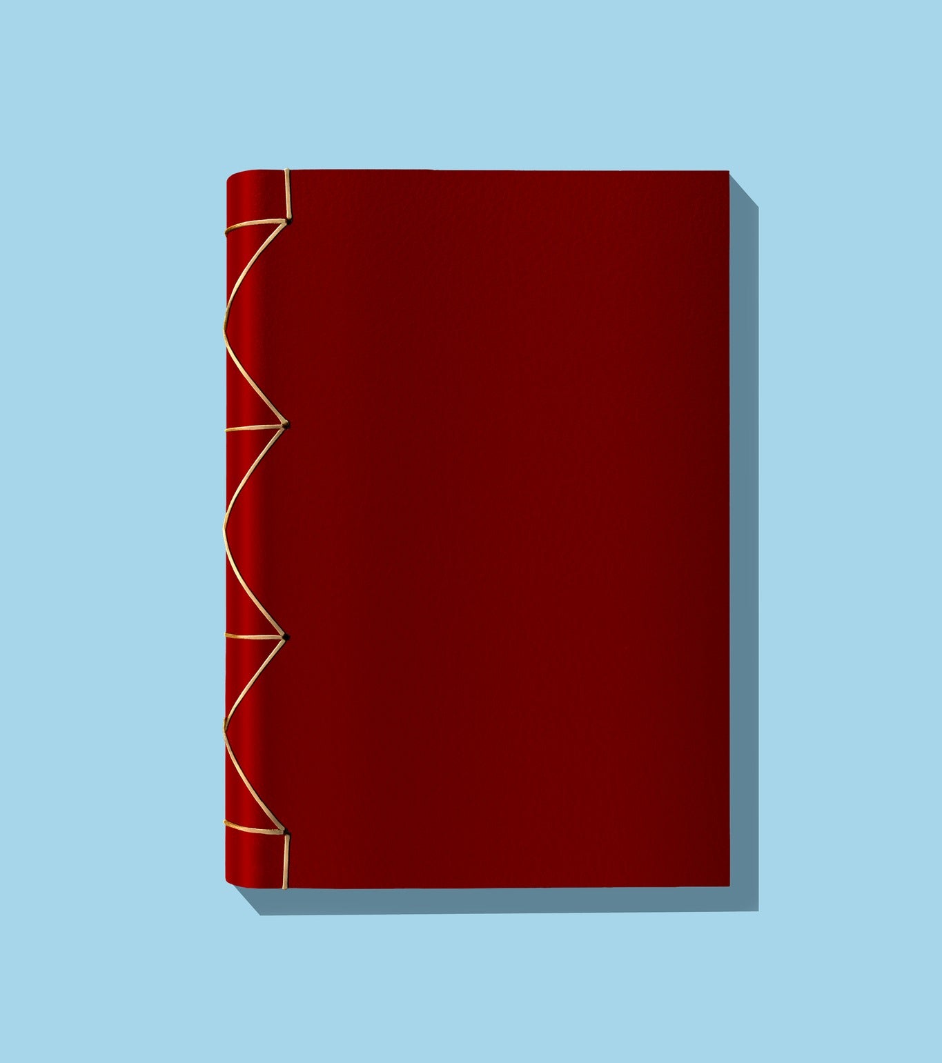 Papier Royal — Japanese Notebook A5 Blank (100 pages), Smooth Bordeaux cover