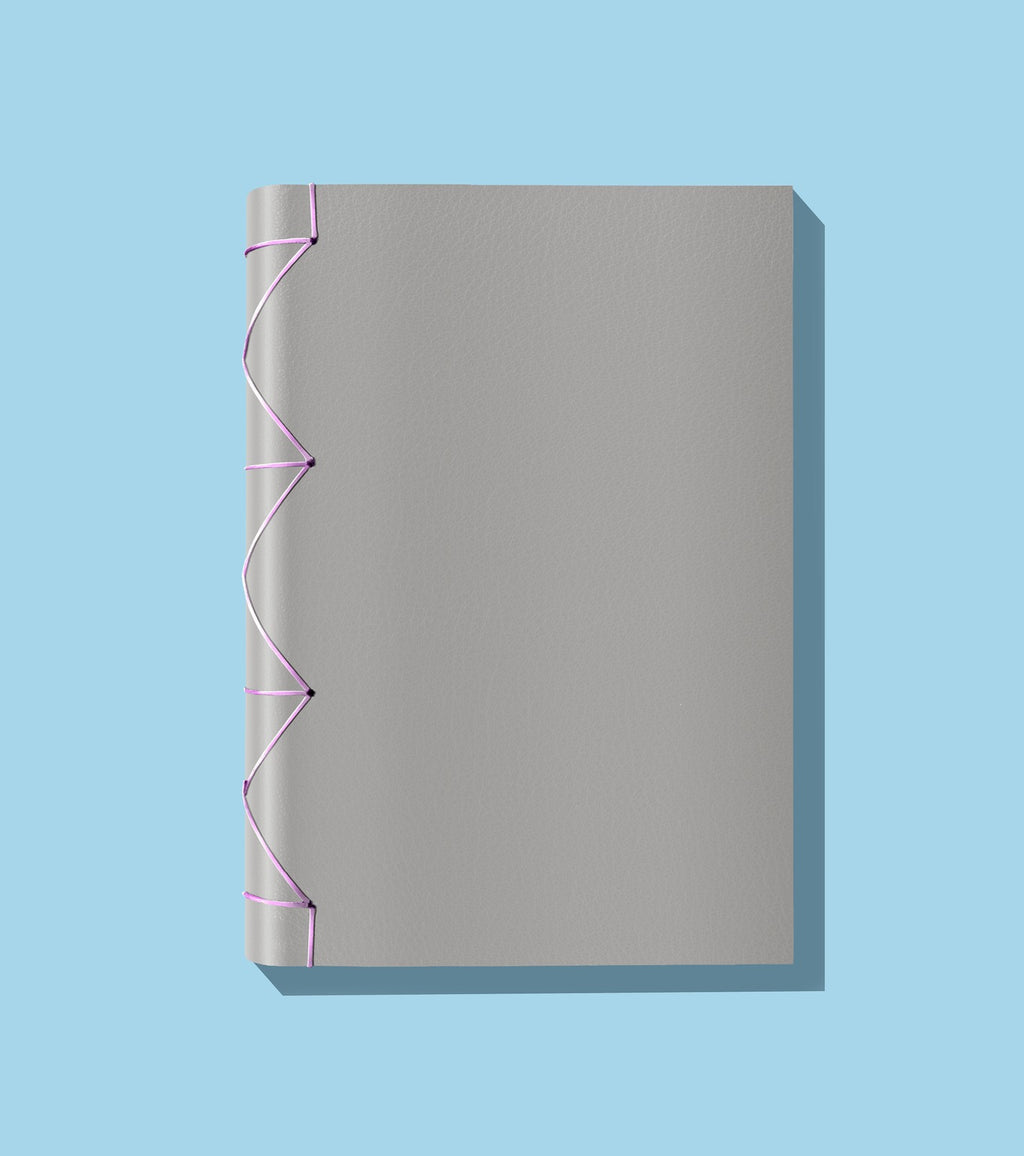 Papier Royal — Japanese Notebook A5 Blank (100 pages), Smooth Grey cover