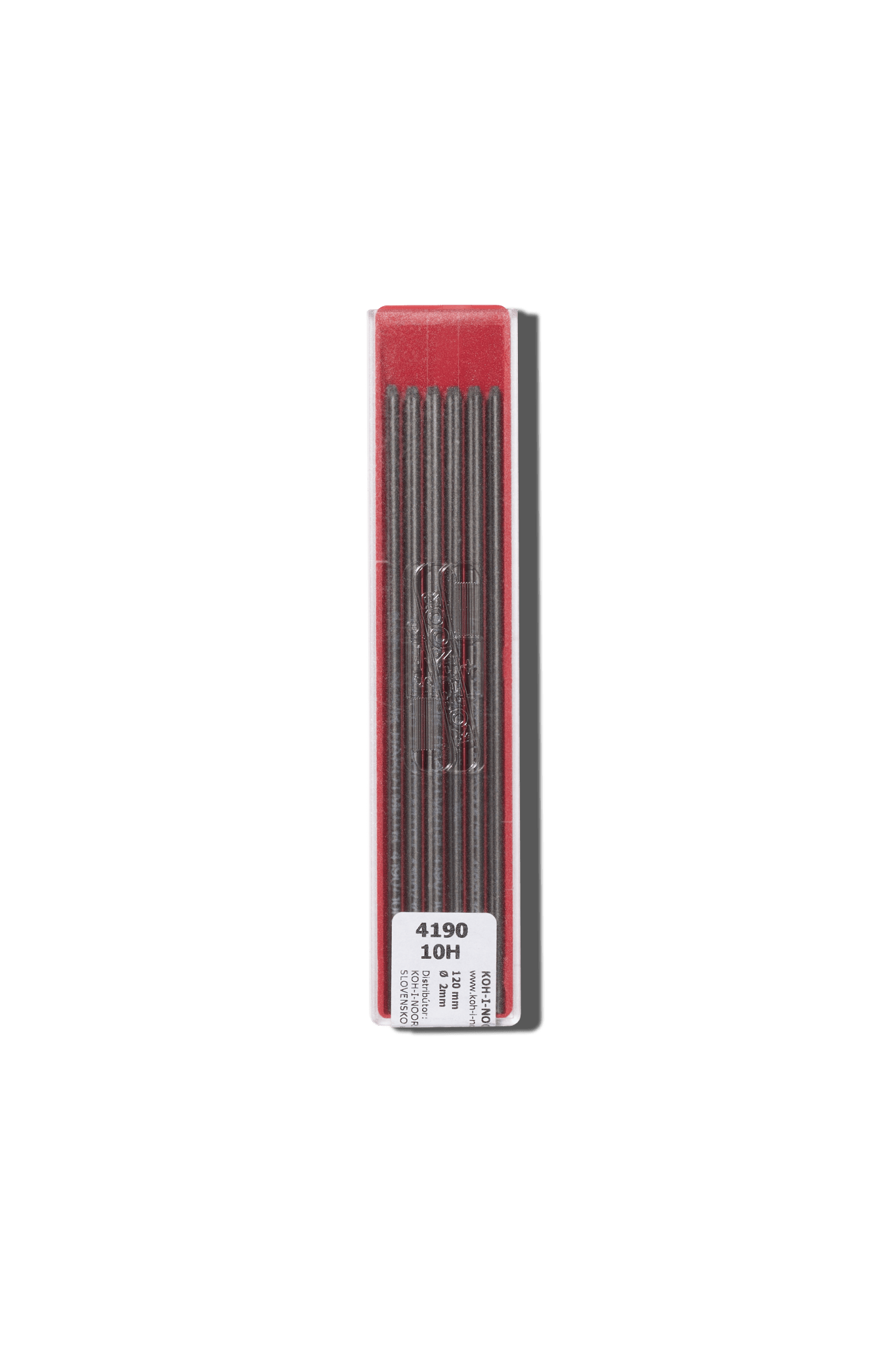 Koh-i-Noor - Koh-i-Noor Case of 12 Graphite Pencil Leads 2mm 10H - Papier Royal