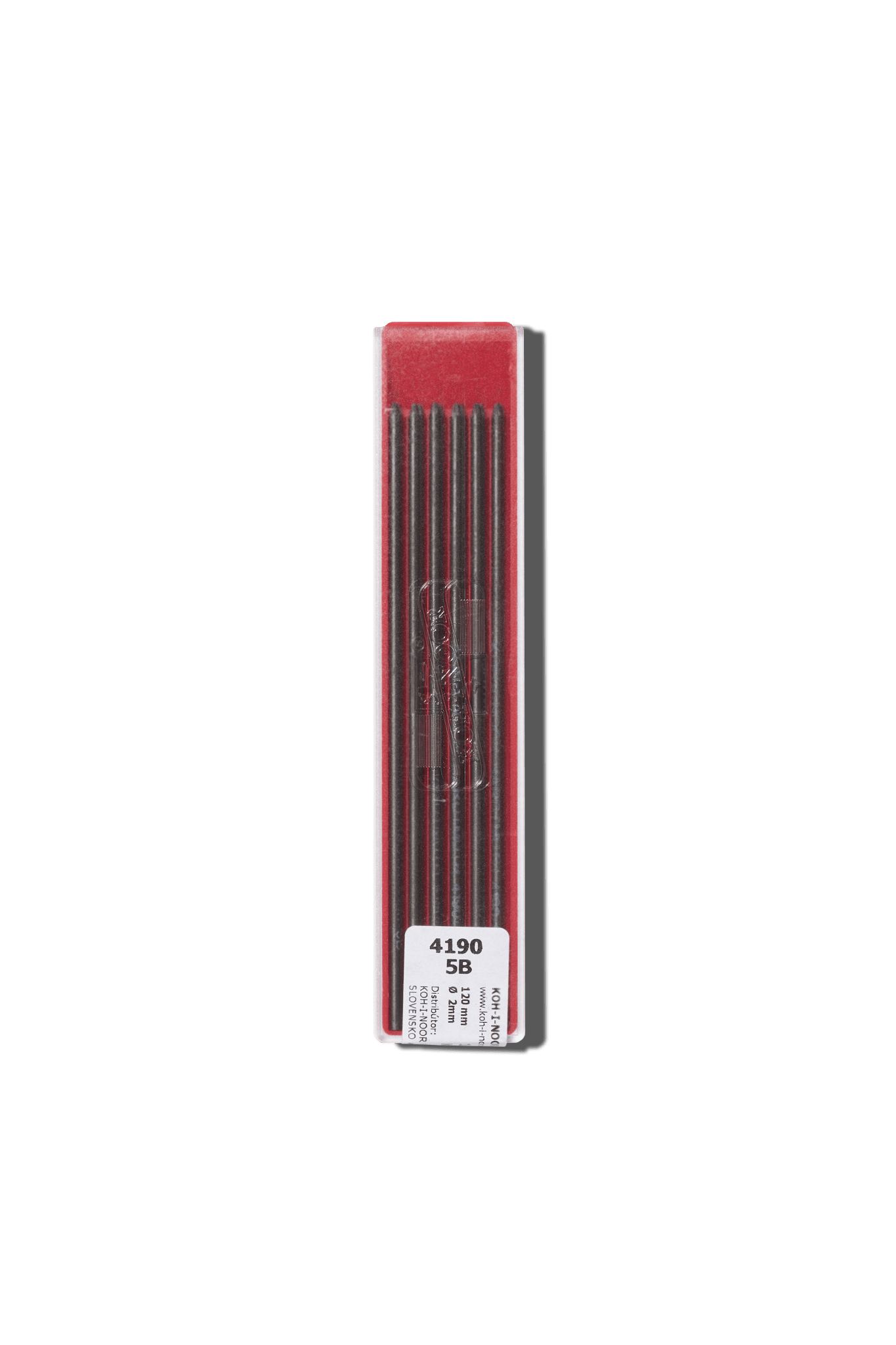 Koh-i-Noor - Koh-i-Noor Case of 12 Graphite Pencil Leads 2mm 5B - Papier Royal