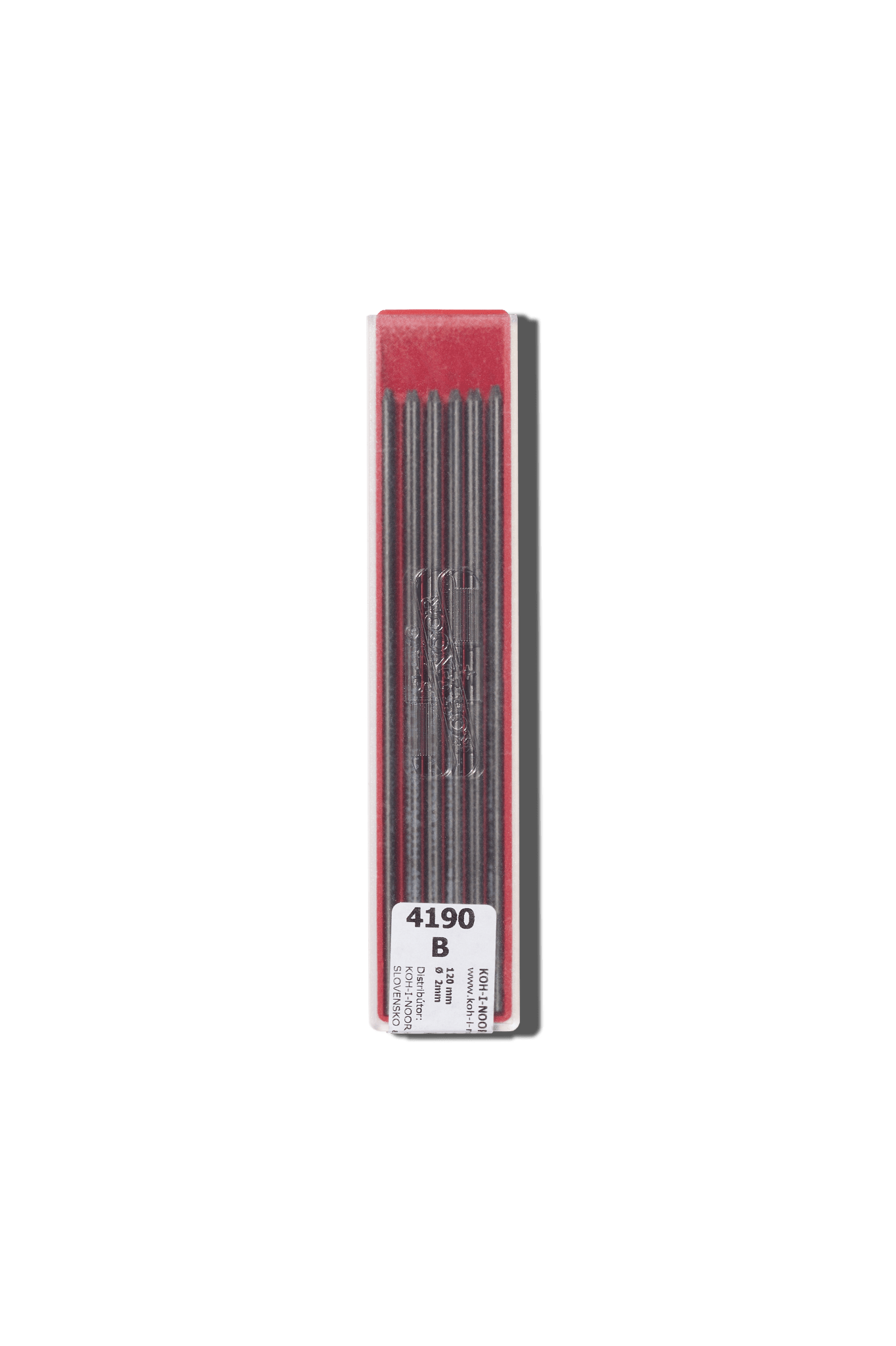 Koh-i-Noor - Koh-i-Noor Case of 12 Graphite Pencil Leads 2mm B - Papier Royal