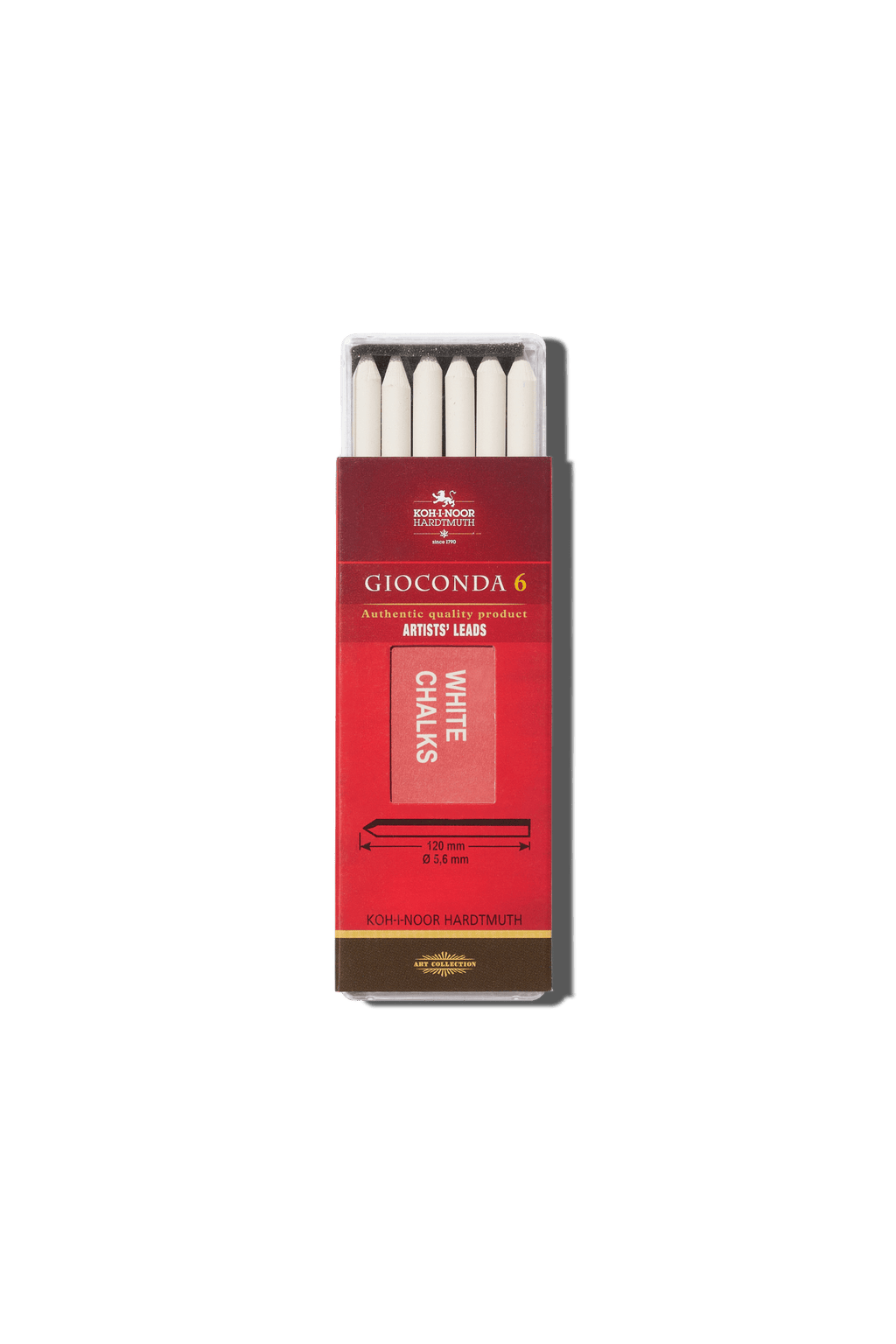 Koh-i-Noor - Koh-i-Noor Case of 6 Chalk Leads 5.6mm White - Papier Royal