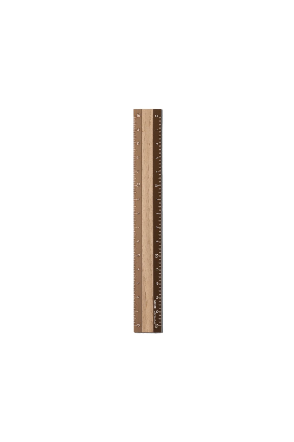 Papier Royal — Midori 15cm Ruler BROWN