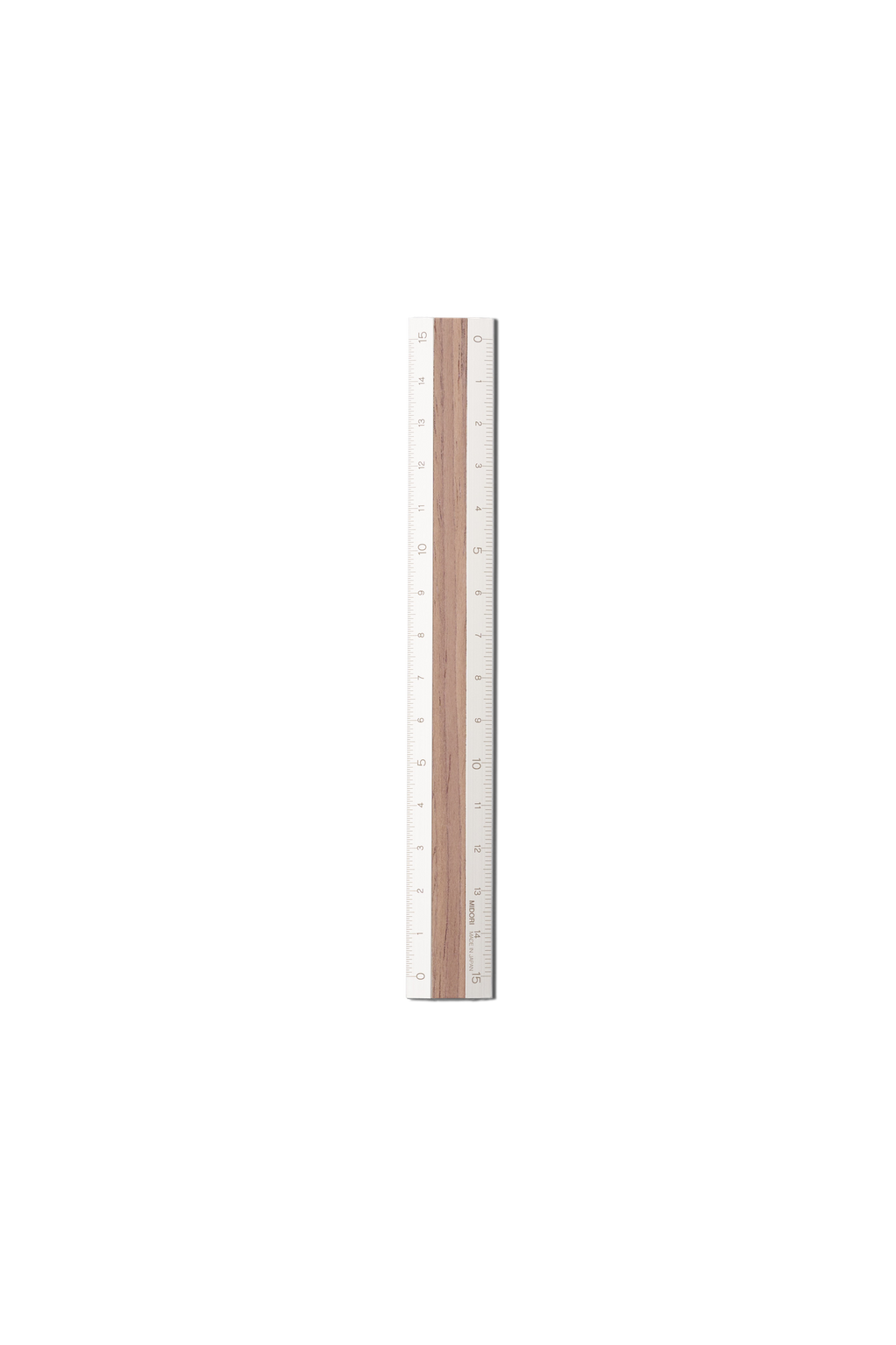 Papier Royal — Midori 15cm Ruler DARK WOOD