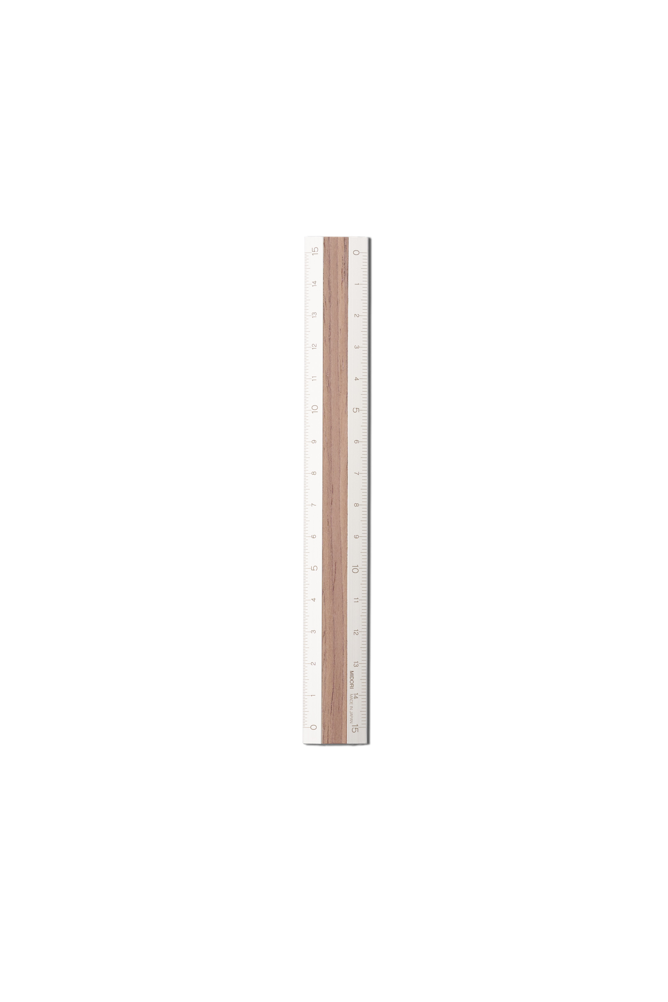 Papier Royal — Midori 15cm Ruler DARK WOOD