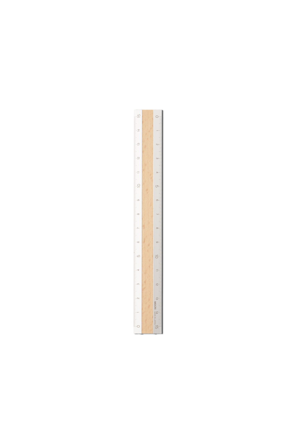 Papier Royal — Midori 15cm Ruler LIGHT WOOD