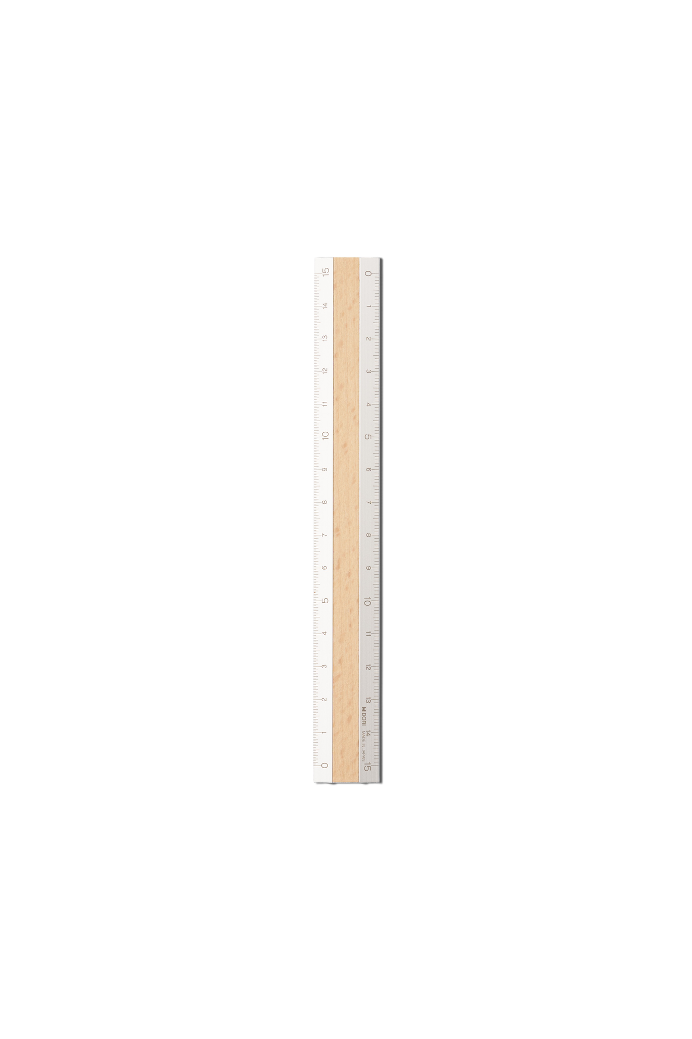 Papier Royal — Midori 15cm Ruler LIGHT WOOD