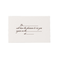 Papier Royal - Appointment Card for Doctors - Papier Royal