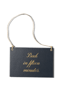 Papier Royal - "Back in Fifteen Minutes" store sign - Papier Royal