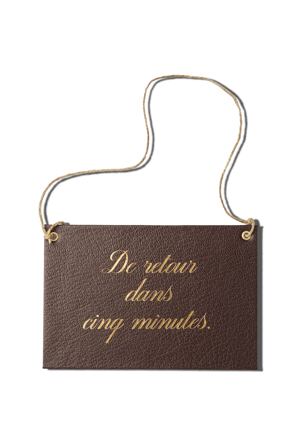 Papier Royal - "Back in Five Minutes" store sign - Papier Royal