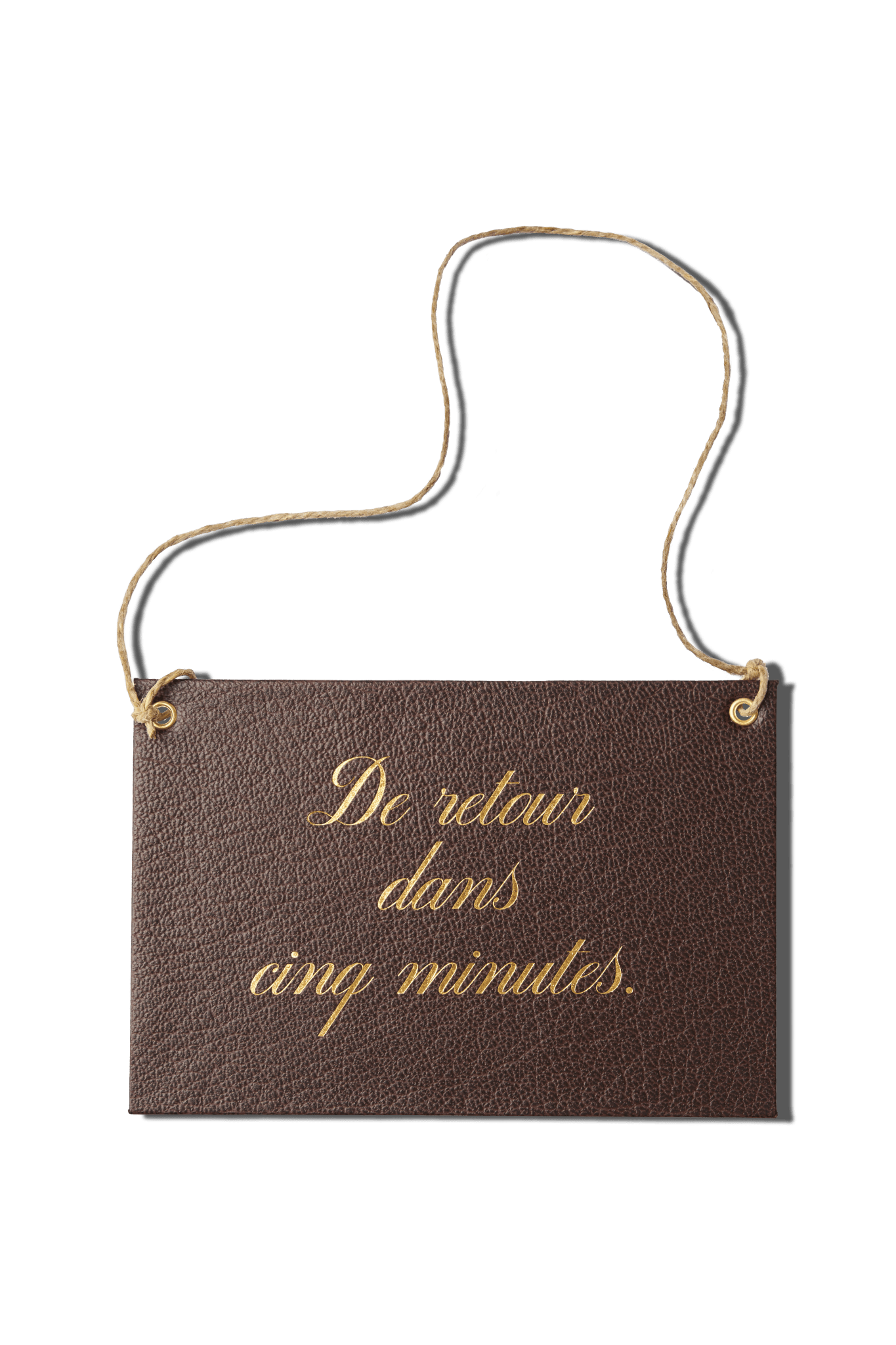 Papier Royal - "Back in Five Minutes" store sign - Papier Royal
