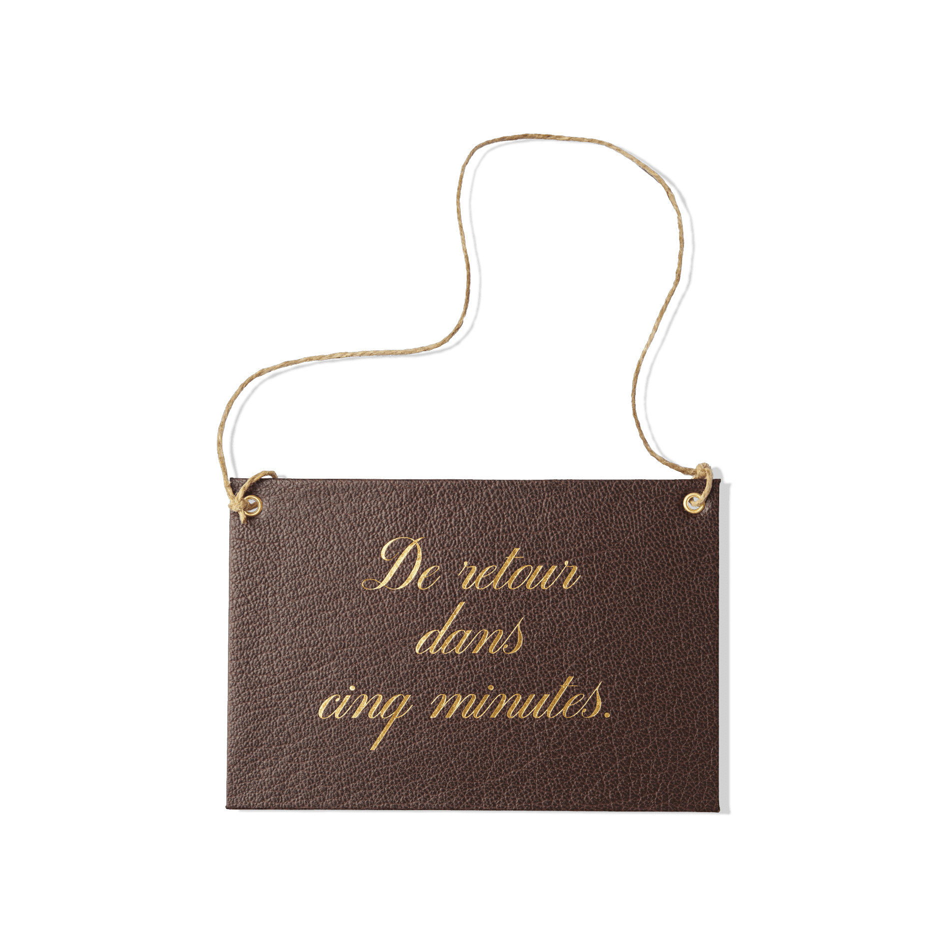 Papier Royal - "Back in Five Minutes" store sign - Papier Royal
