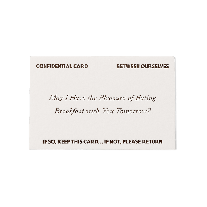 Papier Royal - Breakfast Greeting Card - Papier Royal