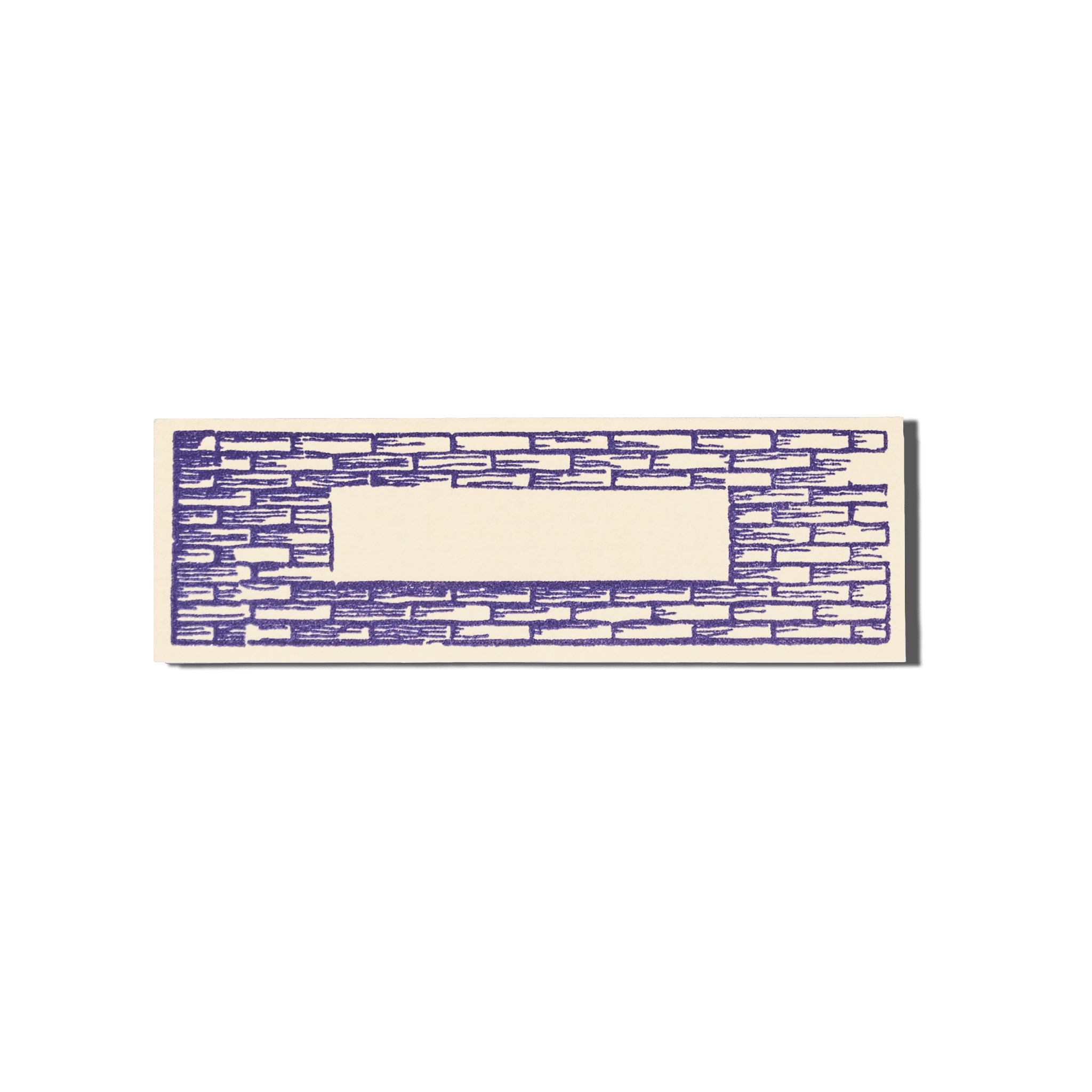 Papier Royal - Brickwork (Balzac Sticker Label) - Papier Royal