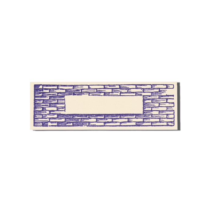 Papier Royal - Brickwork (Balzac Sticker Label) - Papier Royal