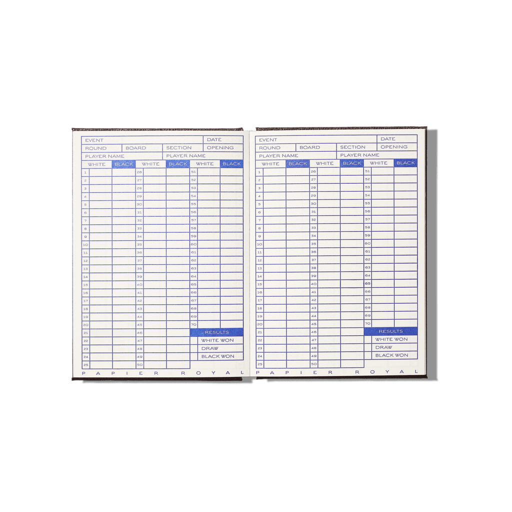 Papier Royal - Chess Notebook - Papier Royal
