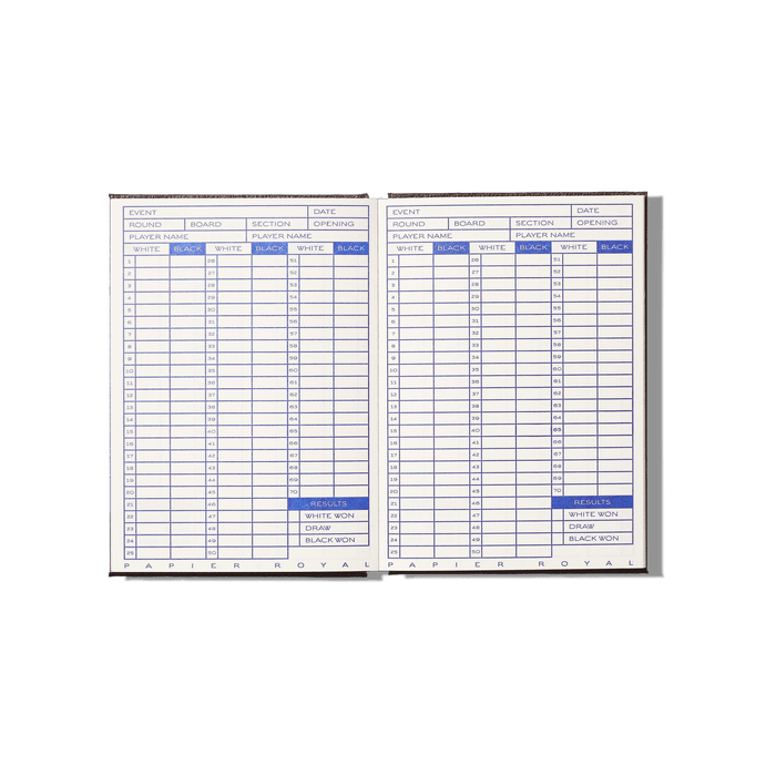 Papier Royal - Chess Notebook - Papier Royal