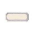 Papier Royal - Chevron Frieze (Balzac Sticker Label) - Papier Royal