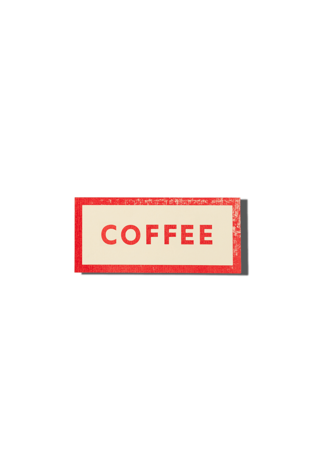 Papier Royal - "Coffee" sticker label - Papier Royal