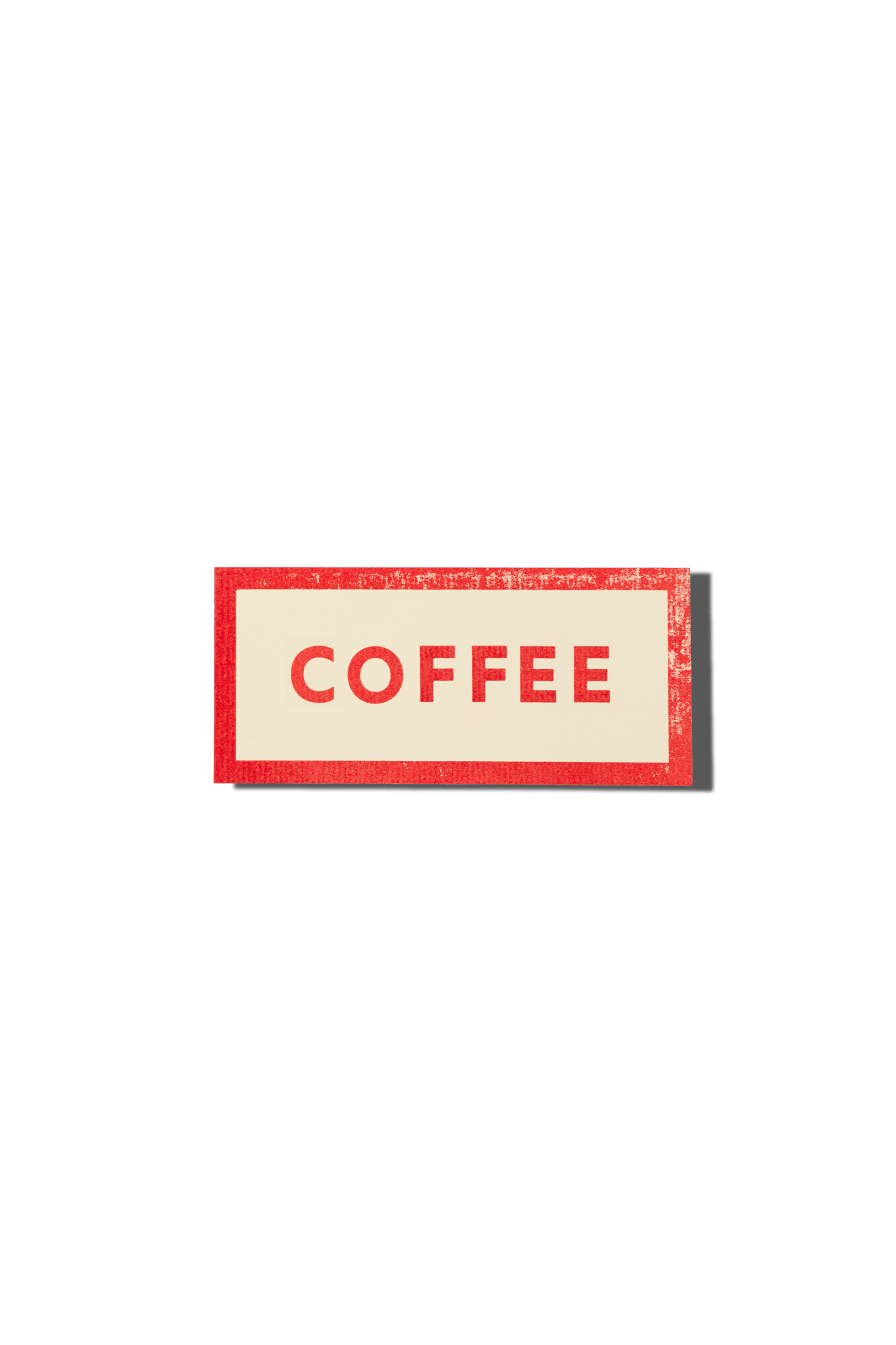 Papier Royal - "Coffee" sticker label - Papier Royal