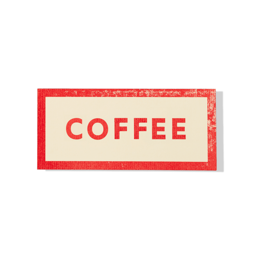 Papier Royal - "Coffee" sticker label - Papier Royal