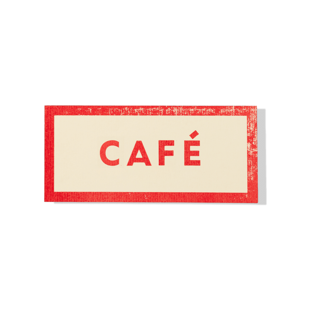 Papier Royal - "Coffee" sticker label - Papier Royal