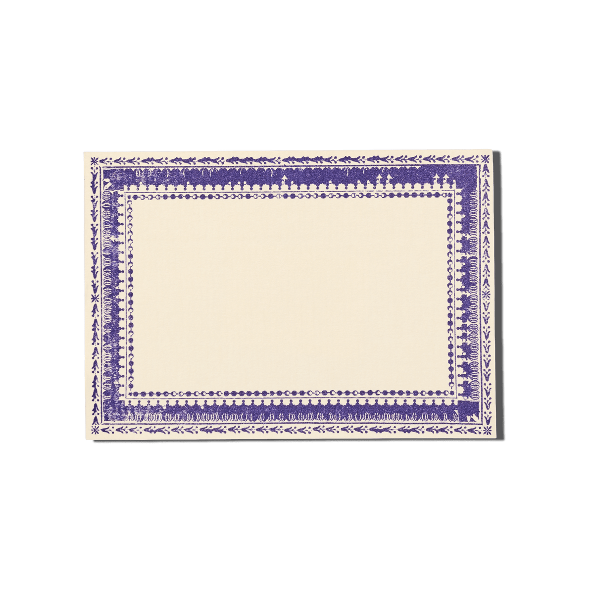 Papier Royal - Egg-and-Dart (Balzac Sticker Label) - Papier Royal