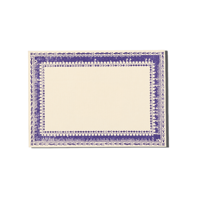 Papier Royal - Egg-and-Dart (Balzac Sticker Label) - Papier Royal