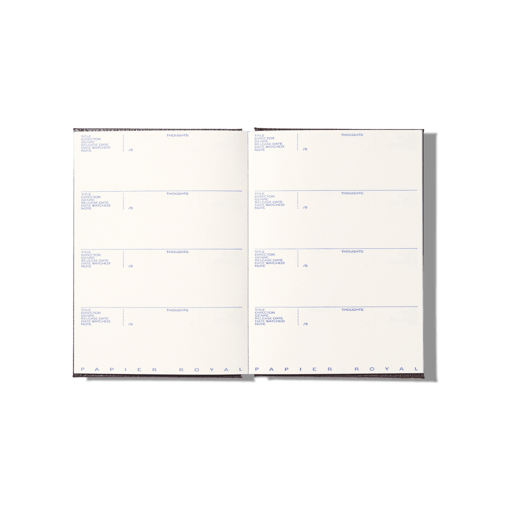 Papier Royal - Film watchlist notebook - Papier Royal