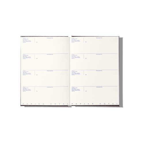 Papier Royal - Film watchlist notebook - Papier Royal