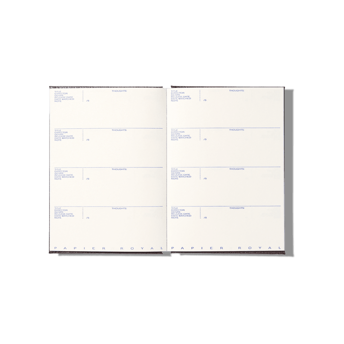 Papier Royal - Film watchlist notebook - Papier Royal
