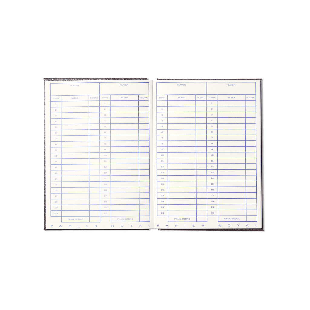 Papier Royal - Golf score card notebook - Papier Royal