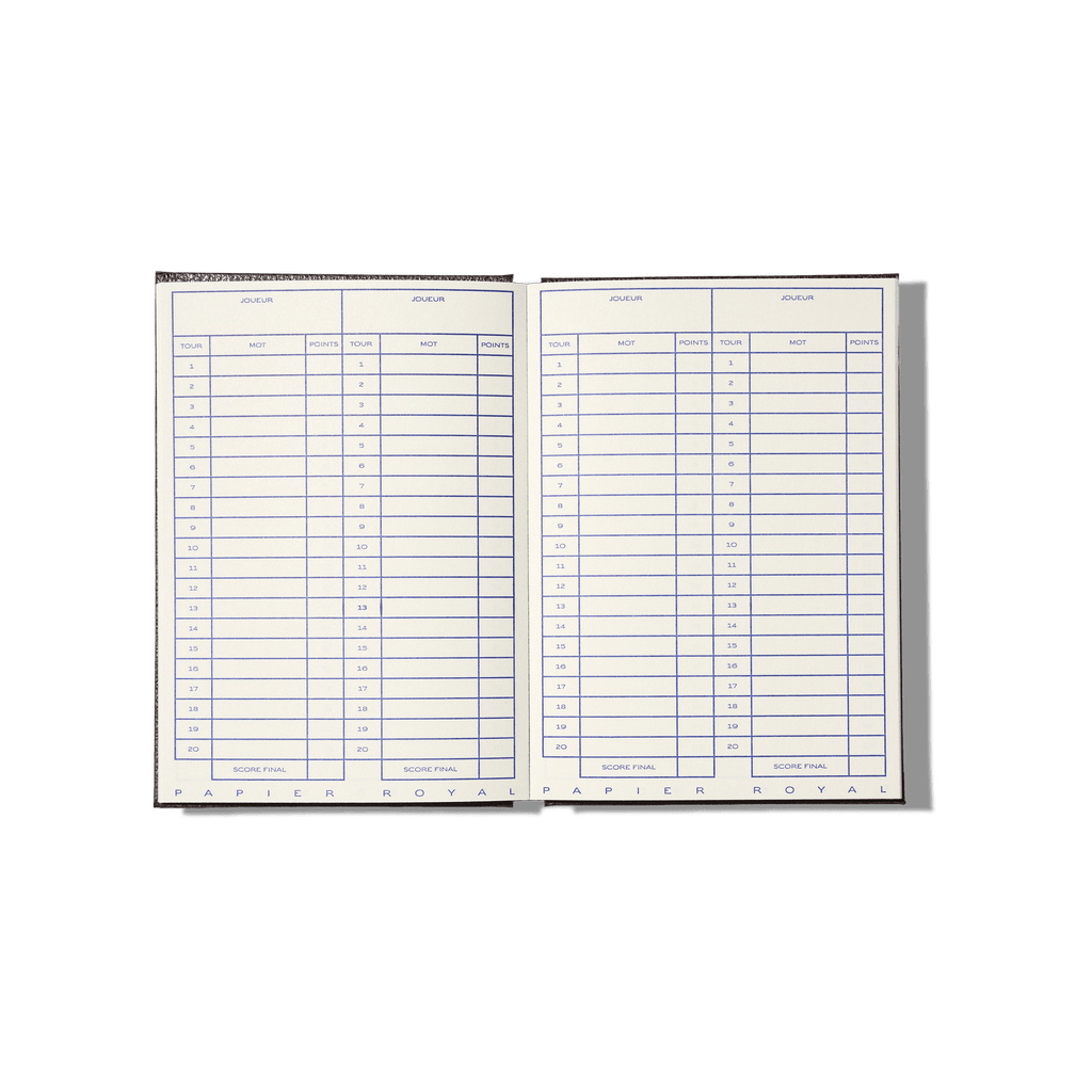 Papier Royal - Golf score card notebook - Papier Royal