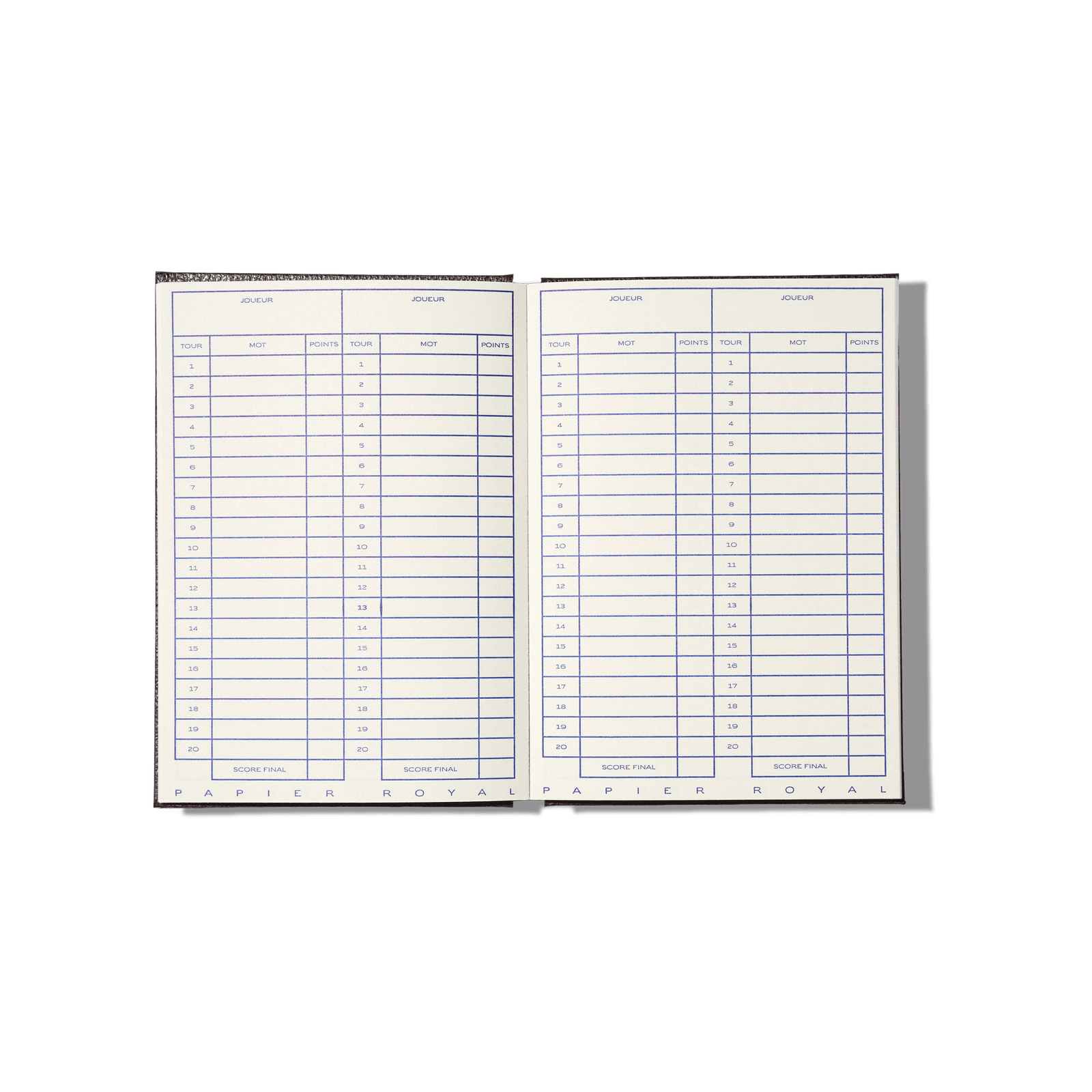 Papier Royal - Golf score card notebook - Papier Royal