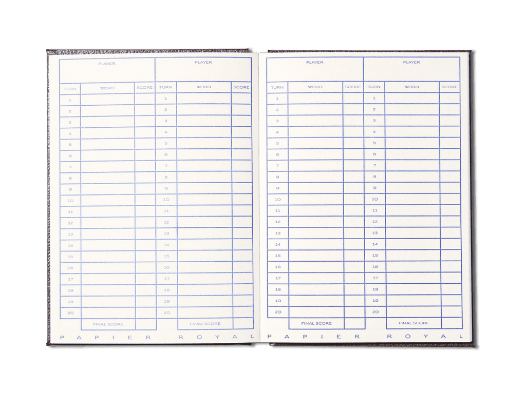 Papier Royal - Golf score card notebook - Papier Royal