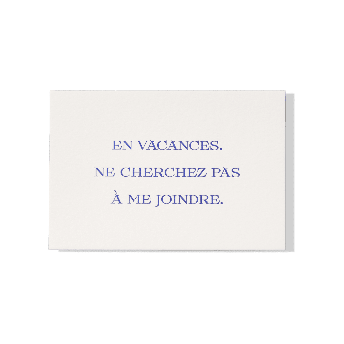 Papier Royal - Gone on Holiday Greeting Card - Papier Royal