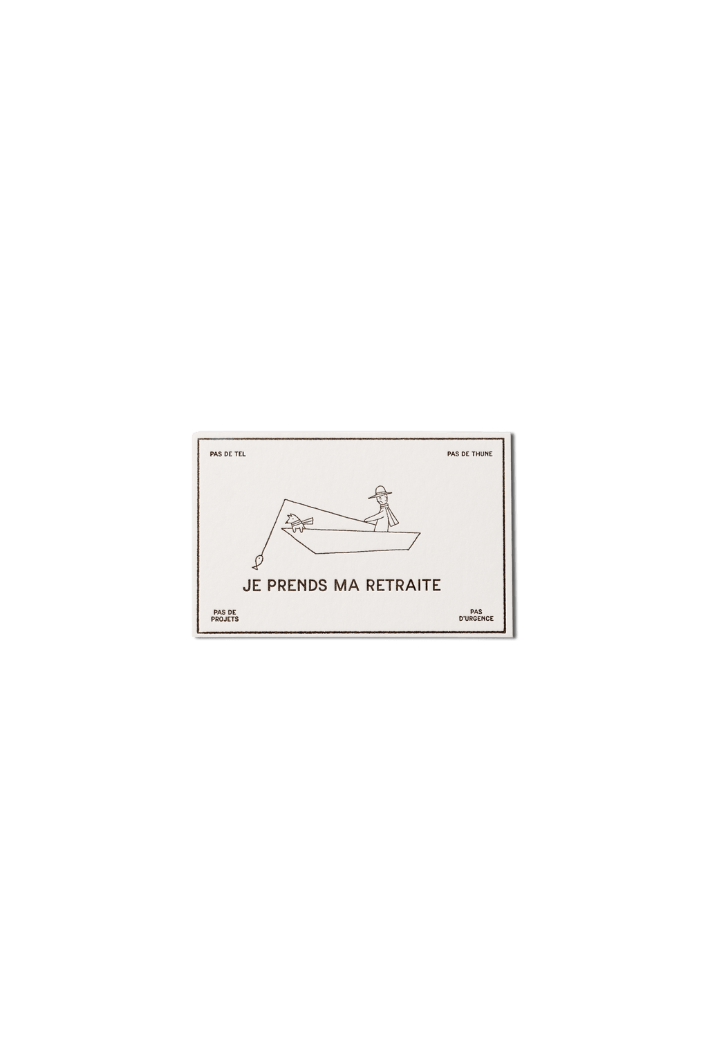 Papier Royal - "I Retire" / "Je prends ma retraite" greeting Card - Papier Royal