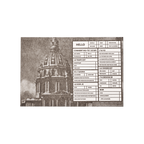 Papier Royal - "Invalides" time-saving tourist postcard - Papier Royal