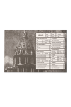 Papier Royal - "Invalides" time - saving tourist postcard - Papier Royal