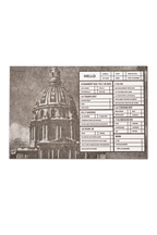 Papier Royal - "Invalides" time - saving tourist postcard - Papier Royal